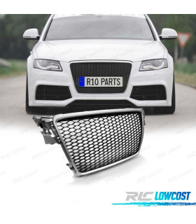 CALANDRE AUDI A4 B8 07-11 LOOK RS GRIS CLAIR
