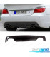 DIFFUSEUR BMW E60 E61 LOOK M DOUBLE SORTIE CARBONE