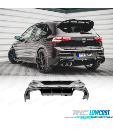 PARE-CHOCS ARRIÈRE VOLKSWAGEN VW GOLF 8 19-24 LOOK R PDC