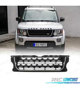 GRILLE POUR LAND ROVER DISCOVERY IV 15-17 NOIR BRILLANT CHROMÉ