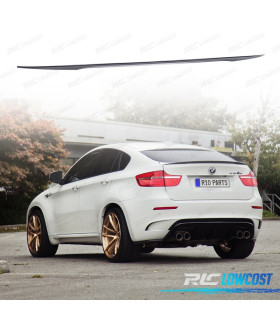 AILERON BECQUET LAME COFFRE BMW X6 E71 08-14 LOOK M PERFORMANCE NOIR BRILHANT