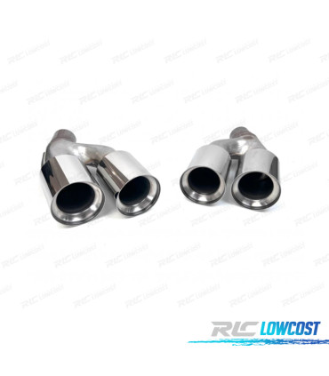 EMBOUTS D´ÉCHAPPEMENT BMW G30 G31 LCI 20-23 LOOK M5 CHROMÉ