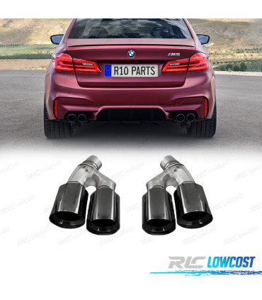 EMBOUTS D´ÉCHAPPEMENT BMW G30 G31 20- LOOK M5 NOIR