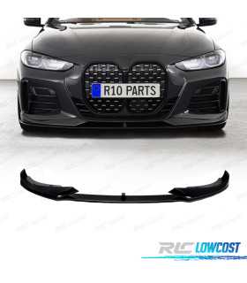 SPOILER LAME AVANT BMW G22 G23 20-24 LOOK M4 AC NOIR BRILLANT