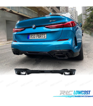 DIFFUSEUR BMW F44 + EMBOUTS D'ÉCHAPPEMENT NOIR BRILLANT