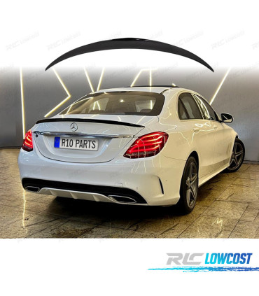 AILERON BECQUET LAME COFFRE MERCEDES CLASSE C W205 BERLINE 14- LOOK AMG