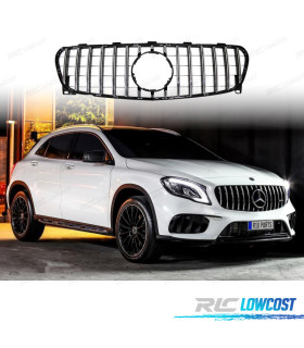 CALANDRE MERCEDES GLA X156 17-19 LOOK AMG GT NOIR CHROMÉ