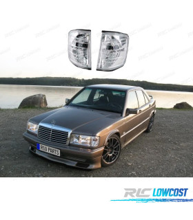 CLIGNOTANTS AVANT MERCEDES W201 190 82-93 CHROMÉ