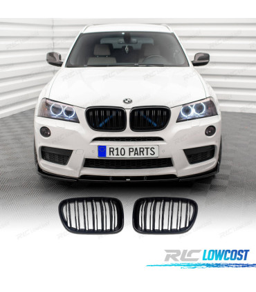 CALANDRE BMW X3 F25 10-14 LOOK M NOIR MAT