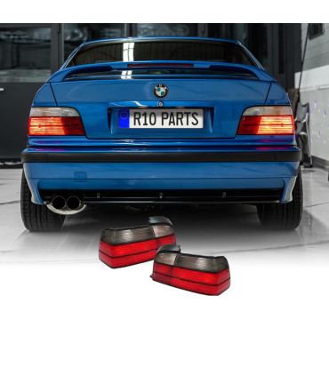 FEUX ARRIÈRE BMW SÉRIE 3 E36 COUPÉ 90-97 FUMÉ ROUGE LOOK M3