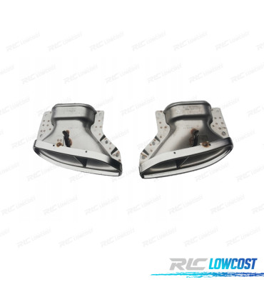 EMBOUTS D'ÉCHAPPEMENT MERCEDES CLASSE S W222 13-17 LOOK MAYBACH AMG CHROME