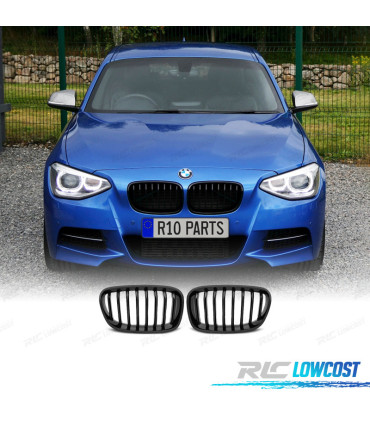 CALANDRES AVANT BMW F20 F21 LOOK M PERFORMANCE NOIR BRILLANT