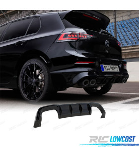 DIFFUSEUR VOLKSWAGEN GOLF 8 LOOK R DOUBLE SORTIE