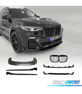 KIT CARROSSERIE BMW X7 G07 19-21 LOOK BLACK KNIGHT NOIR BRILLANT