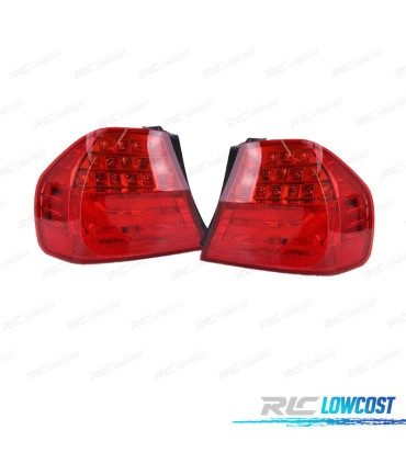 FEUX ARRIÈRE POUR BMW E90 BERLINE 08-11 LED ROUGE