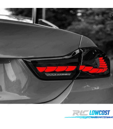 FEUX ARRIÈRE FULL LED BMW F32 F33 F36 F82 LIGHT BAR OLED FUMÉ