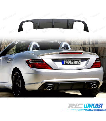 DIFFUSEUR MERCEDES CLASSE SLK R172 11-15 LOOK AMG SORTIE SIMPLE