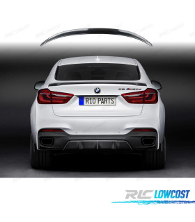 AILERON BECQUET LAME COFFRE BMW X6 F16 14-19 LOOK M PERFORMANCE CARBONE