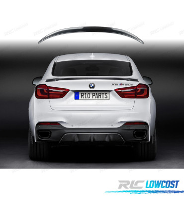 AILERON BECQUET LAME COFFRE BMW X6 F16 14-19 LOOK M PERFORMANCE CARBONE