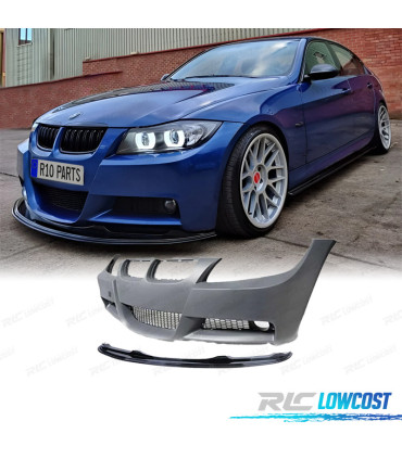 PARE CHOCS BMW E90 91 05-08 LOOK M + SPOILER LIP M PERFORMANCE