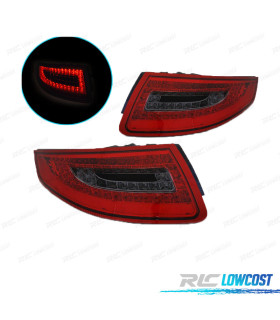 FEUX ARRIÈRE PORSCHE 911 997 04-08 LED ROUGE FUMÉ