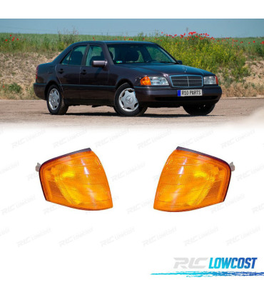 CLIGNOTANTS AVANT CLASSE C W202, 93-00 JAUNE