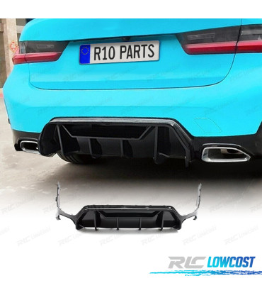DIFFUSEUR BMW G20 23-25 LOOK M NOIR BRILLANT
