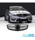 CALANDRE MERCEDES CLASSE C W204 LOOK AMG C63 NOIR BRILLANT CHROMÉ