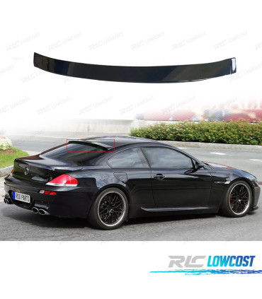 SPOILER DE TOIT BMW E63 03-08 LOOK M NOIR BRILLANT