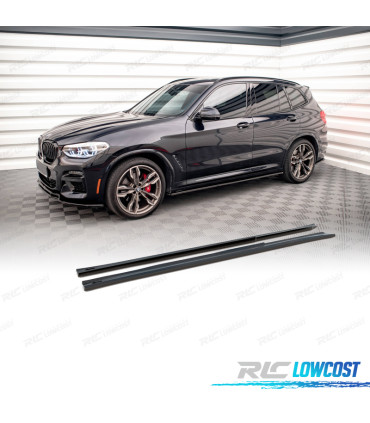 RAJOUT BAS DE CAISSE BMW X3 G01 LCI 21-24 LOOK M NOIR BRILLANT