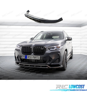 SPOILER LIP BMW X3 G01 LCI 21-24 LOOK M NOIR BRILLANT