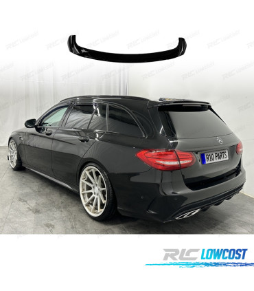 SPOILER AILERON MERCEDES 14-21 S205 LOOK AMG NOIR BRILLANT