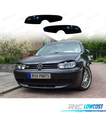 PAUPIÈRES DE PHARES VOLKSWAGEN GOLF 4 NOIR BRILLANT