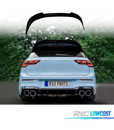 AILERON SPOILER VOLKSWAGEN VW GOLF 8 R GTI 20- NOIR BRILLANT