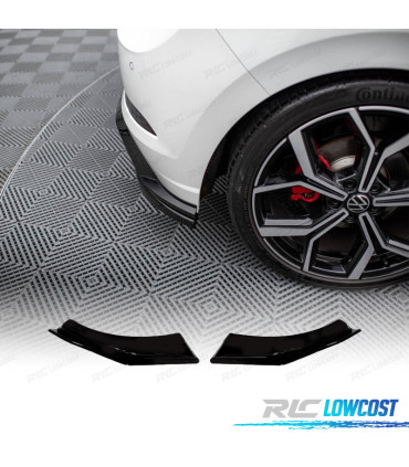 SPLITTERS ARRIÈRE VOLKSWAGEN VW POLO 22- NOIR BRILLANT