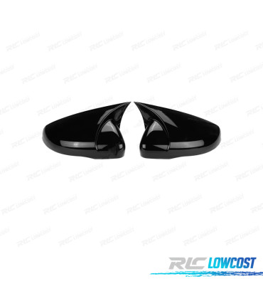 COQUES RÉTROVISEURS VOLKSWAGEN VW POLO 22- NOIR BRILLANT