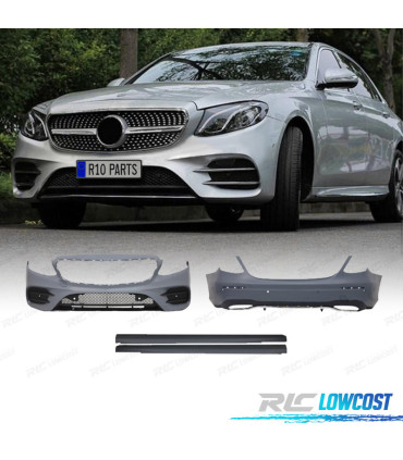 KIT CARROSSERIE PARE-CHOCS MERCEDES CLASSE E W213 16- LOOK AMG