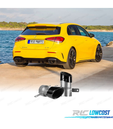 EMBOUT D´ÉCHAPPEMENT MERCEDES CLASSE A W177 18- A35 AMG NOIR