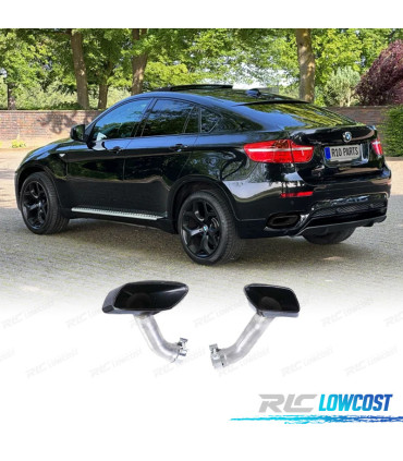 EMBOUT D'ÉCHAPPEMENT BMW X6 E71 11-14 LOOK M NOIR