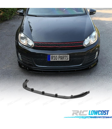 SPOILER LAME VOLKSWAGEN VW GOLF 6 08-12 NOIR BRILLANT