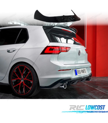 AILERON BECQUET VOLKSWAGEN GOLF MK8 GTI 20- LOOK OETTINGER NOIR BRILLANT