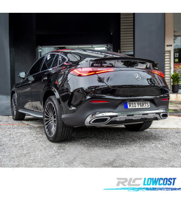 AILERON SPOILER MERCEDES GLC C254 COUPE 23- LOOK AMG NOIR BRILLANT