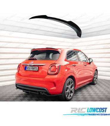 AILERON SPOILER FIAT 500X 14-18 NOIR BRILLANT