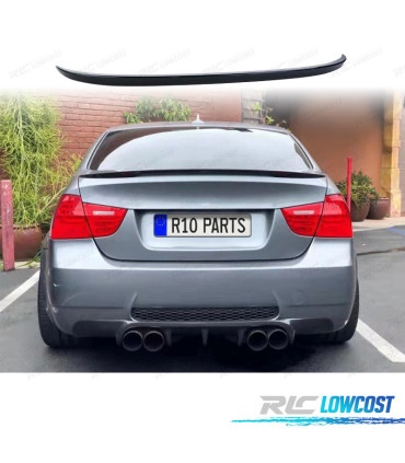 AILERON BECQUET BMW E90 LOOK M3 NOIR BRILLANT