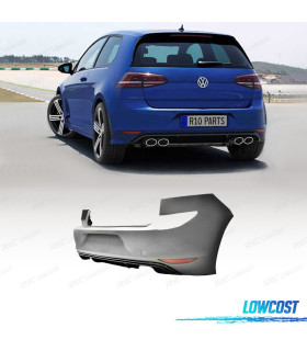 PARE-CHOCS ARRIÈRE VOLKSWAGEN VW GOLF 7 12-17 LOOK R20 PDC