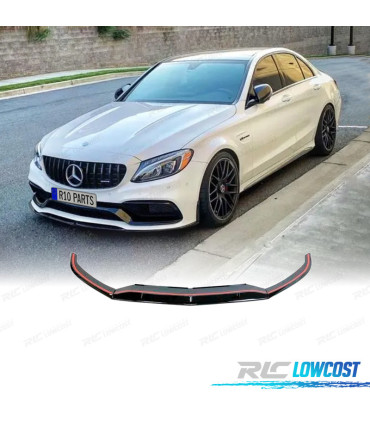 SPOILER LAME DE PARE-CHOCS AVANT MERCEDES W205 SW 14-18 LOOK C63