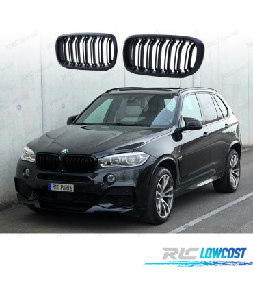 CALANDRES BMW X5 F15 X6 F16 LOOK M PERFORMANCE NOIR MAT
