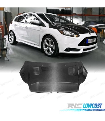 CAPOT FORD FOCUS AVEC PRISE D'AIR 11-14 LOOK RS CARBONE