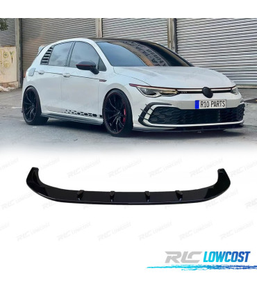 LÈVRE DE SPOILER VOLKSWAGEN VW GOLF 8 GTI 20- NOIR BRILLANT