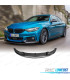 SPOILER LAME DE PARE-CHOCS AVANT BMW F32 F33 F36 LOOK M FIBRE DE CARBONE